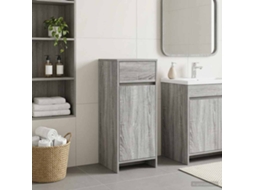 Vidaxl Armário De Banheiro Sonoma Cinzento 35 X 36,5 X 85 Cm
