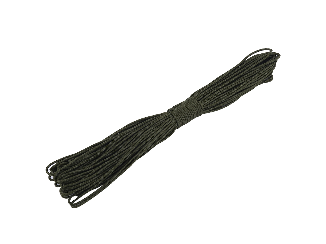 Corda de Paracord Multifuncional 2 Mm, 31 M, Núcleo Único AQUAFORGE