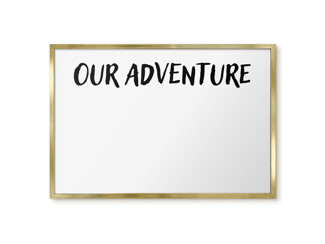 Magnetic Board Our Adventure For The Living Room Espelharte (60x40 Cm)