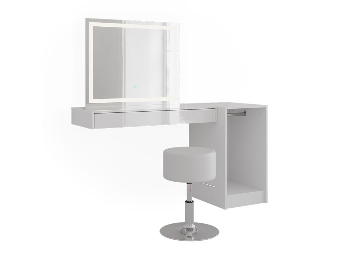 Coiffeuse Sherry 100cm 4 Partes Branco VICCO 59562
