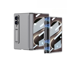 Capa Fina Para Samsung Galaxy Z Fold8, Proteção Para Dobradiças E Suporte, Proteção Total Da Câmara. Cinza Hexinyigjly
