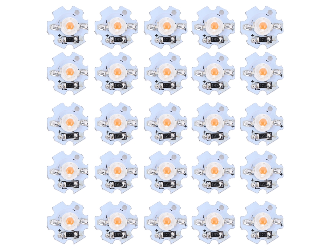 JILLIOPER Chips De Led Bright Star Component, Led De Alta Potência Com Placa De Alumínio Para Emissão Uniforme De Luz E Baixa Decadência Luminosa, Amplas Aplica