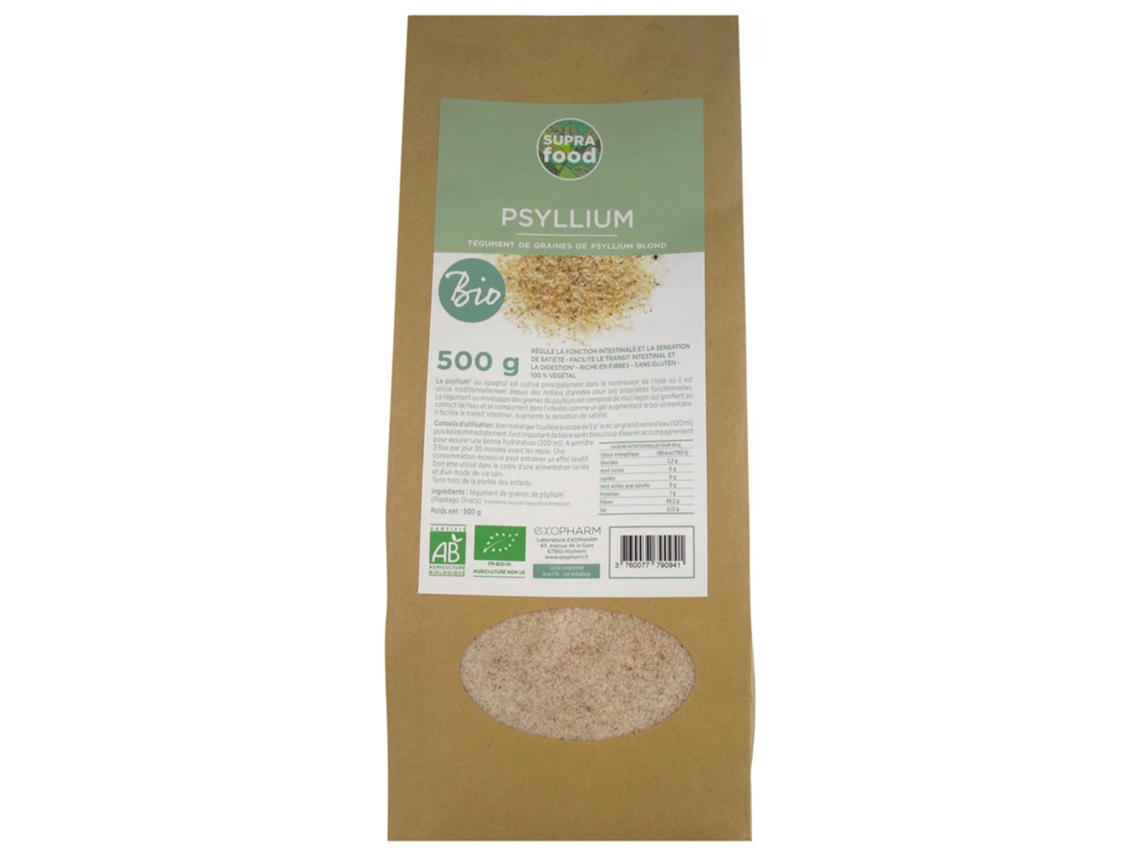 Psyllium Orgânico 500 G EXOPHARM