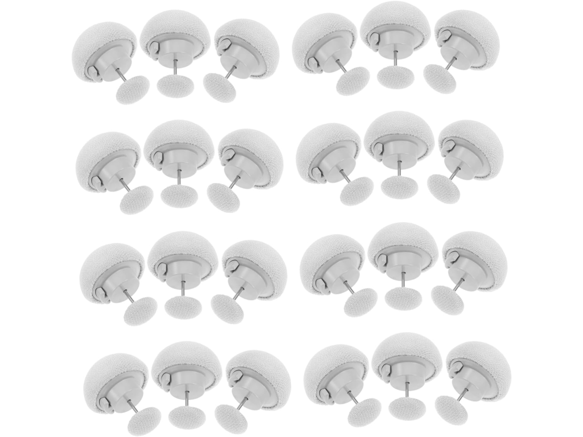 Conjunto de 25 alfinetes ajustáveis para colchas e lençóis, fixação rápida e antiderrapante, compatíveis com