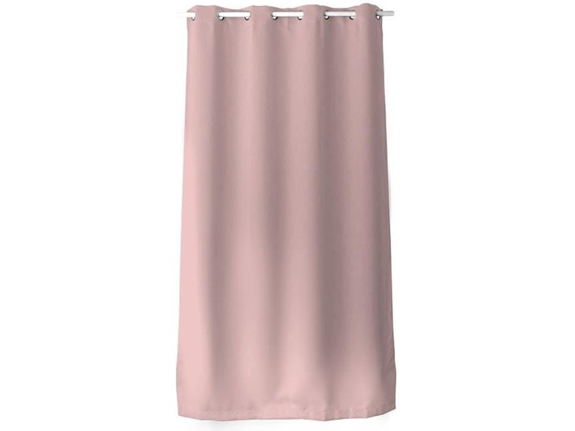 Cortina Blackout Lisa com 8 Ilhós Rosa Velho 140 X 240 Cm HOME MAISON