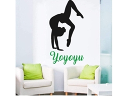 Adesivos de Bailarina, 12 Fontes, Adesivos de Parede para Quarto Infantil, Decoração Familiar, Adesivos de Dança, 42x78cm