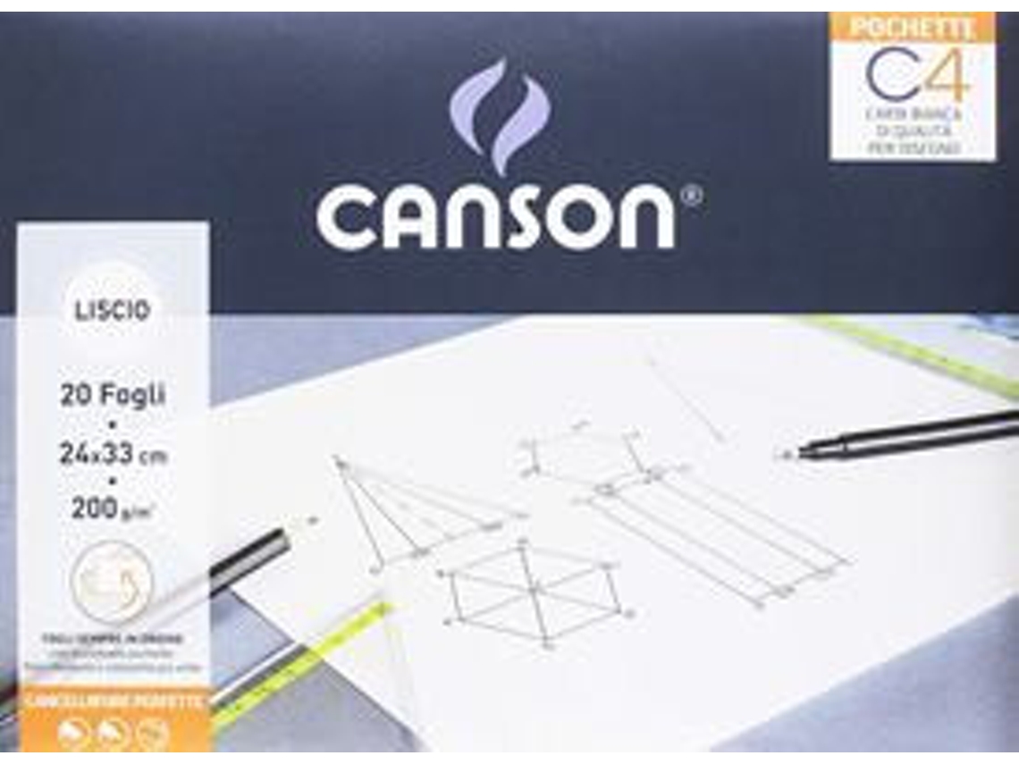 CANSON 400089595 Caderno e Bloco 20 Folhas