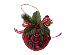 Bola De Natal Têxtil 12cm Produção Em Uma Semana