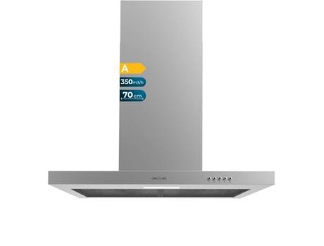 Exaustores em forma de T Bolero Flux TM 703500 Inox A Cecotec