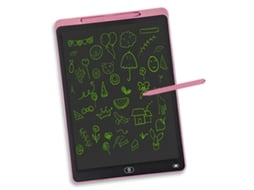 Tablet De Escrita Lcd 8,5 Polegadas Para Crianças 2 A 8 Anos Perfeito Criatividade E Brincadeiras. Rosa. Aquaforge