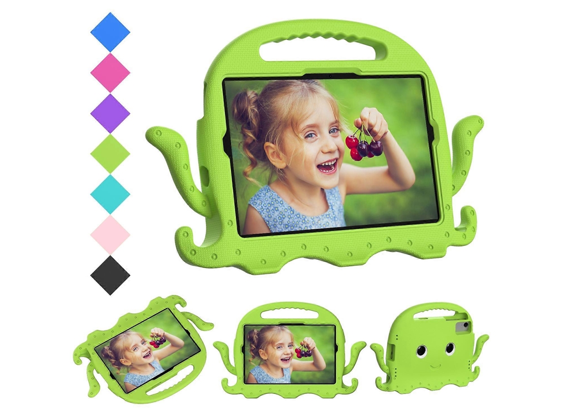 Capa híbrida de EVA à prova de choque estilo polvo da Webake com alça para tablet
