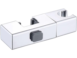 Suporte Ajustável Para Chuveiro Quadrado, Compatível Com Tubos Retangulares De 30x18mm, Com Base Deslizante Em Plástico