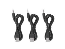 Cabo de Carga USB Awts 3.5x1.35mm Jack DC 5V para ventilador telefone alto-falante 3 peças