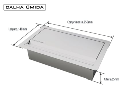 Esponja De Sabão E Porta Utensílios Calha Umida