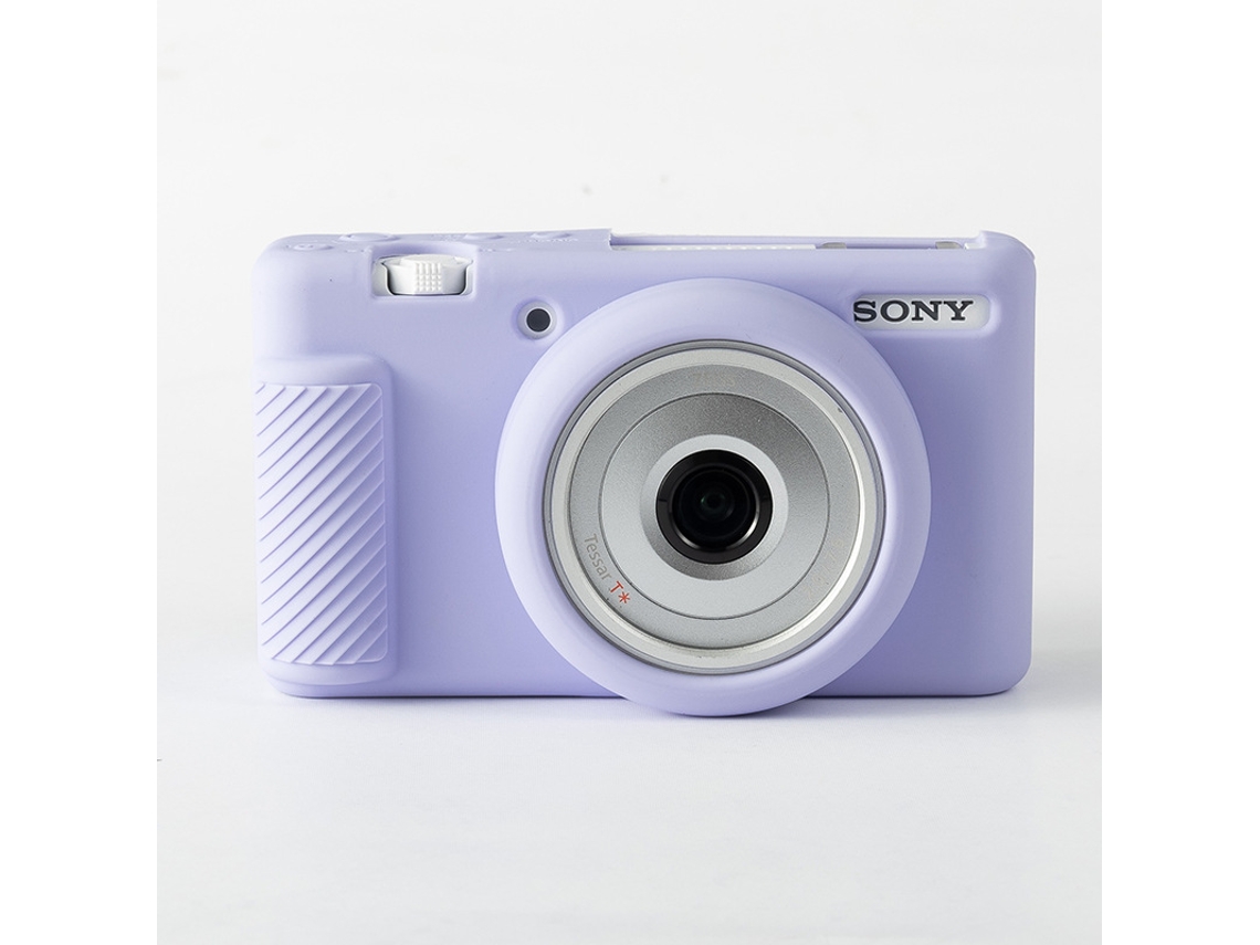Capa CHRUI para Sony Zv 1f/zv 1 Ii Silicone À Prova de Arranhões Roxo