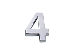 Laxiscreed Rótulo Digital Em Abs Com Adesivo De 5cm, Ideal Para Identificação De Números De Casa