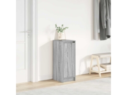 Vidaxl Sapateira 29,5x34x76 Cm Derivados De Madeira Cinzento Sonoma