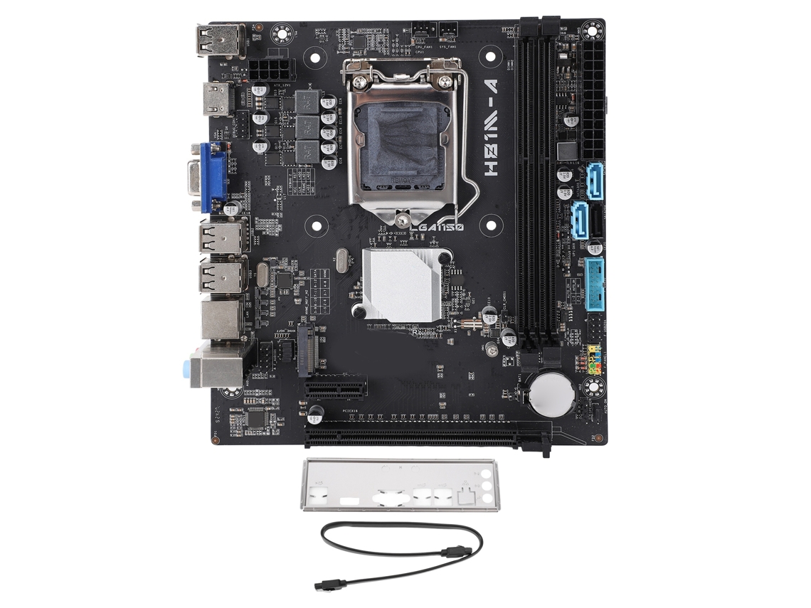 Placa-mãe H81m Lga1150 Atx Ddr3 Para Mineração E Jogos Para Processadores I7 I5 I3