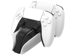 Twin:Charge 5 White Ps5 Docking Station SNAKEBYTE