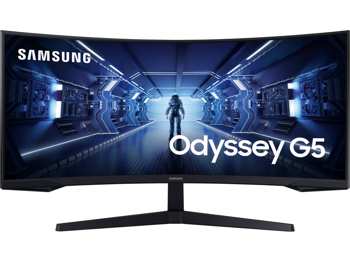 Monitor Curvo Gaming SAMSUNG LC34G55TWWRXEN (34'' - 1 ms - 165 Hz - WQHD)