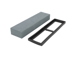 Pedra de amolar 5000 grãos com base de silicone para facas de cozinha | S/MARCA