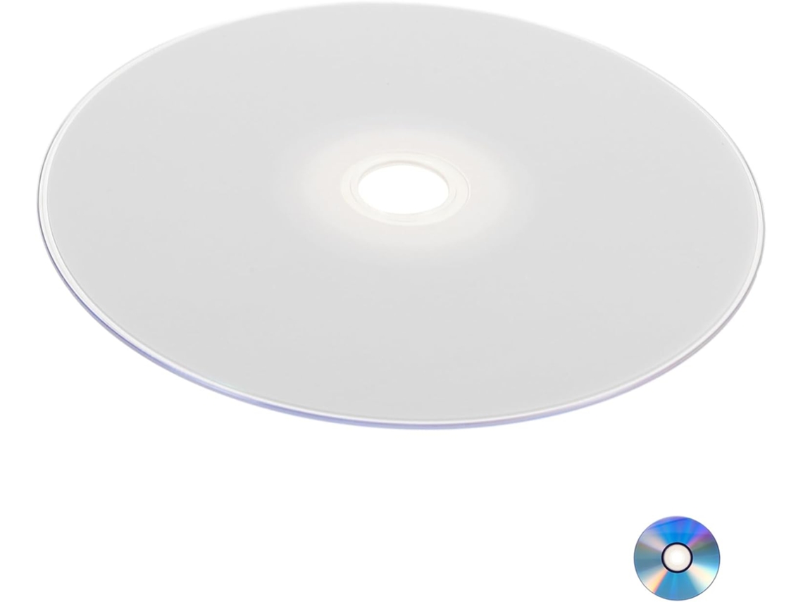 Cds Virgens De Alta Capacidade Em Plástico Leve E Resistente À Combustão, Para Discos.