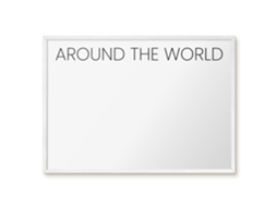 Magnetic Board For Wall Around The World For The Bedroom Espelharte (70x50 Cm)