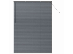 Conjunto 1 Persianas Venecianas Vidaxl Cinzento Alumínio (220 X 160 Cm)