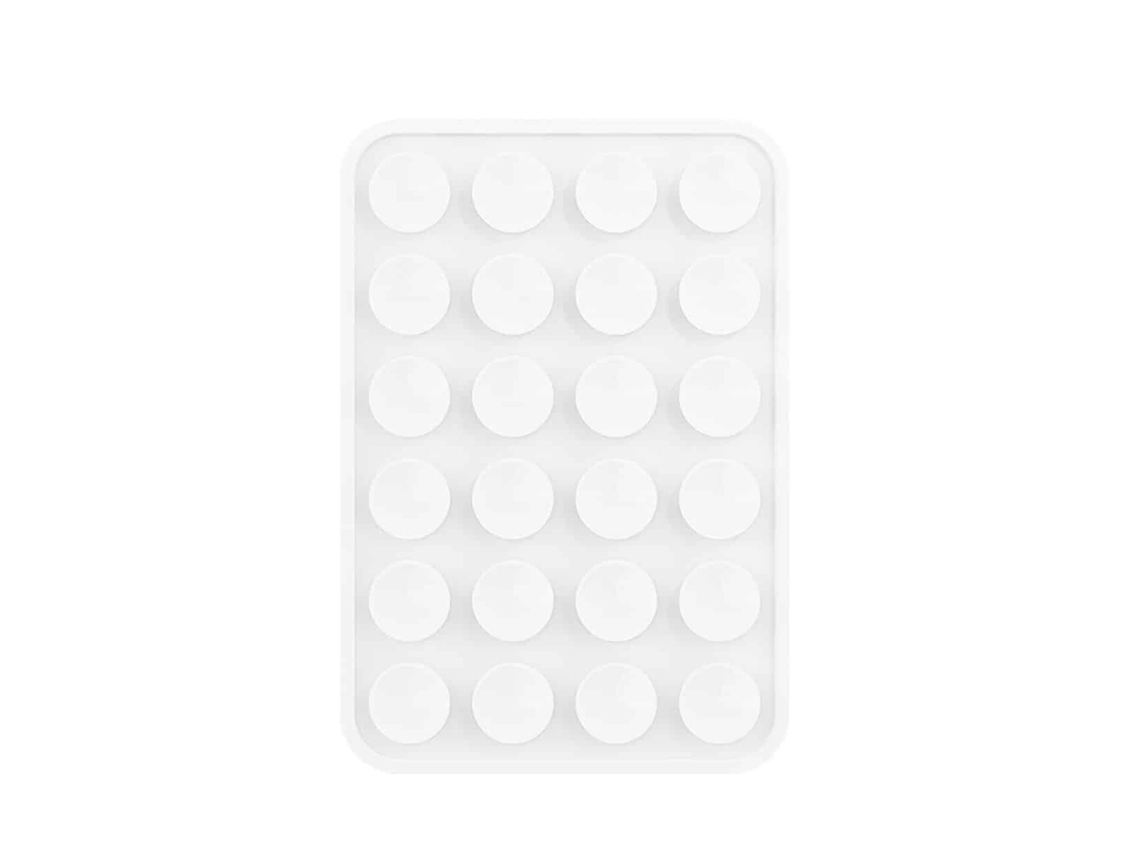 Suporte de Silicone com Ventosas para Telemóvel NOVOTECK Ac 09, Branco