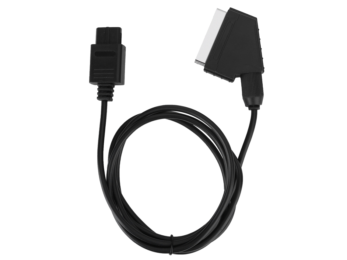 3pcs Cabo Rgb Scart 1.8m Para Ngc N64 Snes