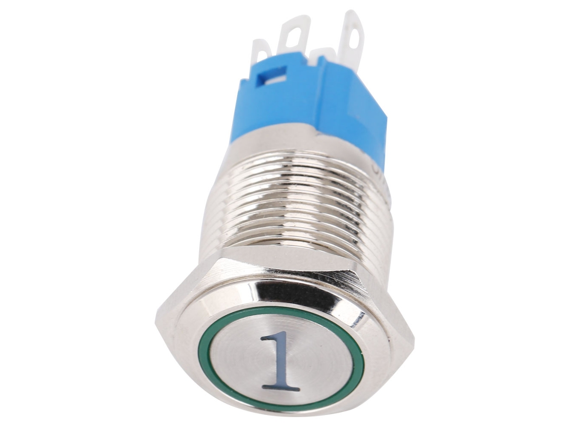 Laxiscreed Interruptor De Pressão Com Led 24vdc, Ação Rápida Ideal Para Automatismos