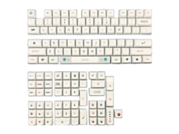 Lurelia Keycaps Sublimação Tinta Layout Pbt Perfil Xda 126 Teclas Para Teclado Mecânico