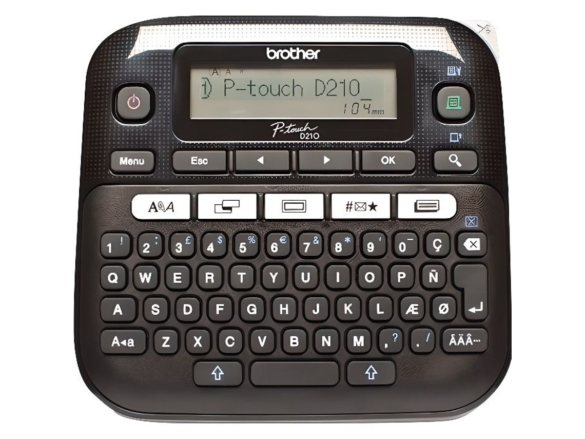 Etiquetadora portátil Brother PT-D210 - Transferência térmica - Monocromática