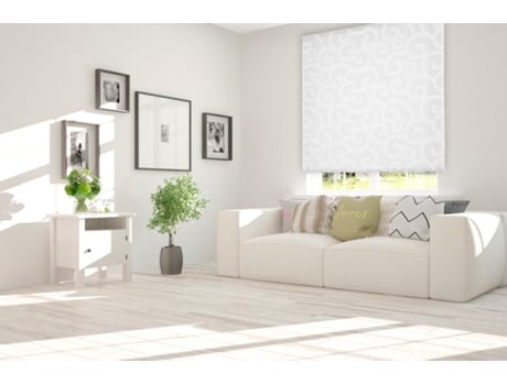 Estore de Rolo ESTORALIS Ornella (150 x 250 cm - Poliéster - Cinzento)