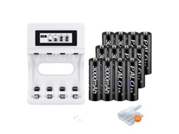 Baterias Aa Recarregáveis, Ecológicas, Adequadas Para Brinquedos E Controle Remoto,1.2v,12pcs Aa 1 Carregador Oem