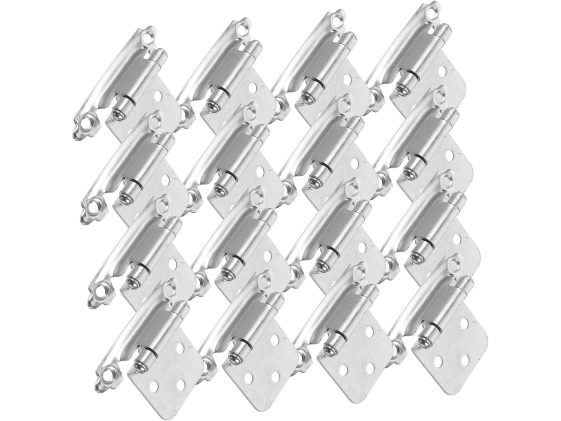 Conjunto De 16 Dobradiças Fechamento Automático Para Armários,