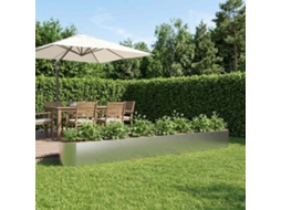Vidaxl Cama De Jardim Elevada Aço Inoxidável 360 X 40 X 40 Cm