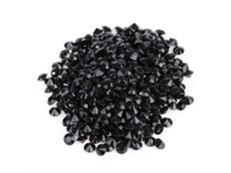 Laxiscreed Confetes De Acrílico Preto 8mm Para Casamentos E Decoração Diy – Pack De 500 Peças