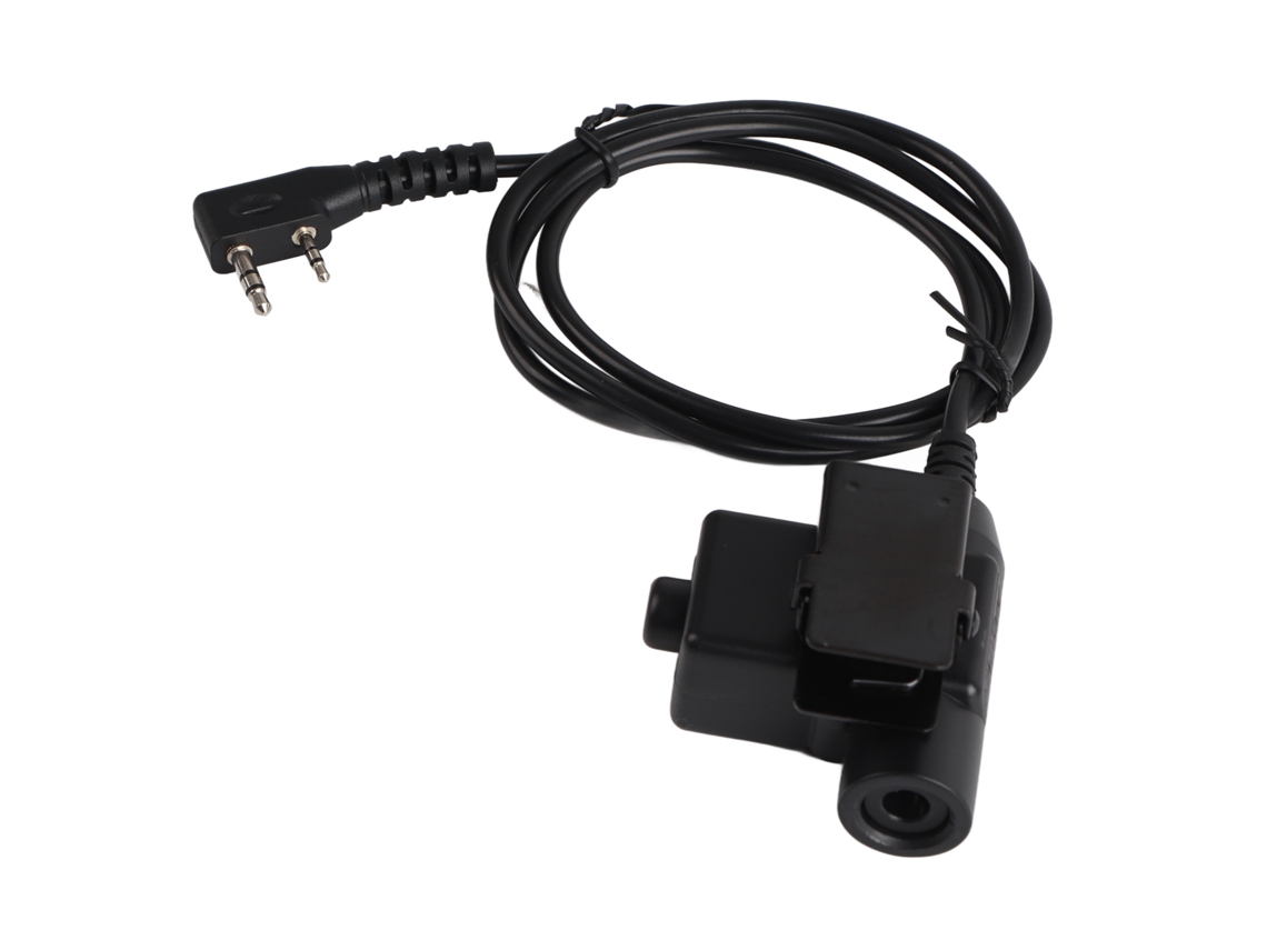 Adaptador De Cabo Ptt Para Fone Tático U94 2 Pin Acessórios Para Rádio Portátil Outdoor