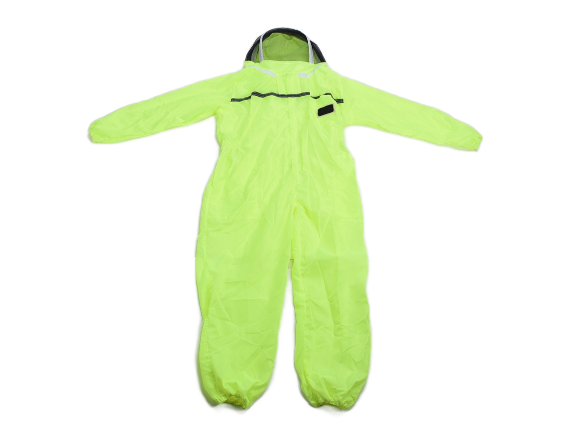 Traje de Apicultura Verde Fluorescente com Véu S/MARCA