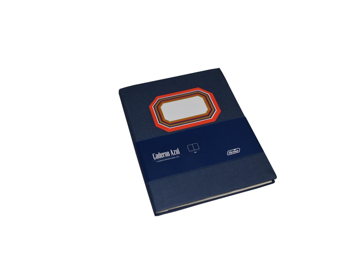 Caderno FIRMO Elástico (Azul - Liso)