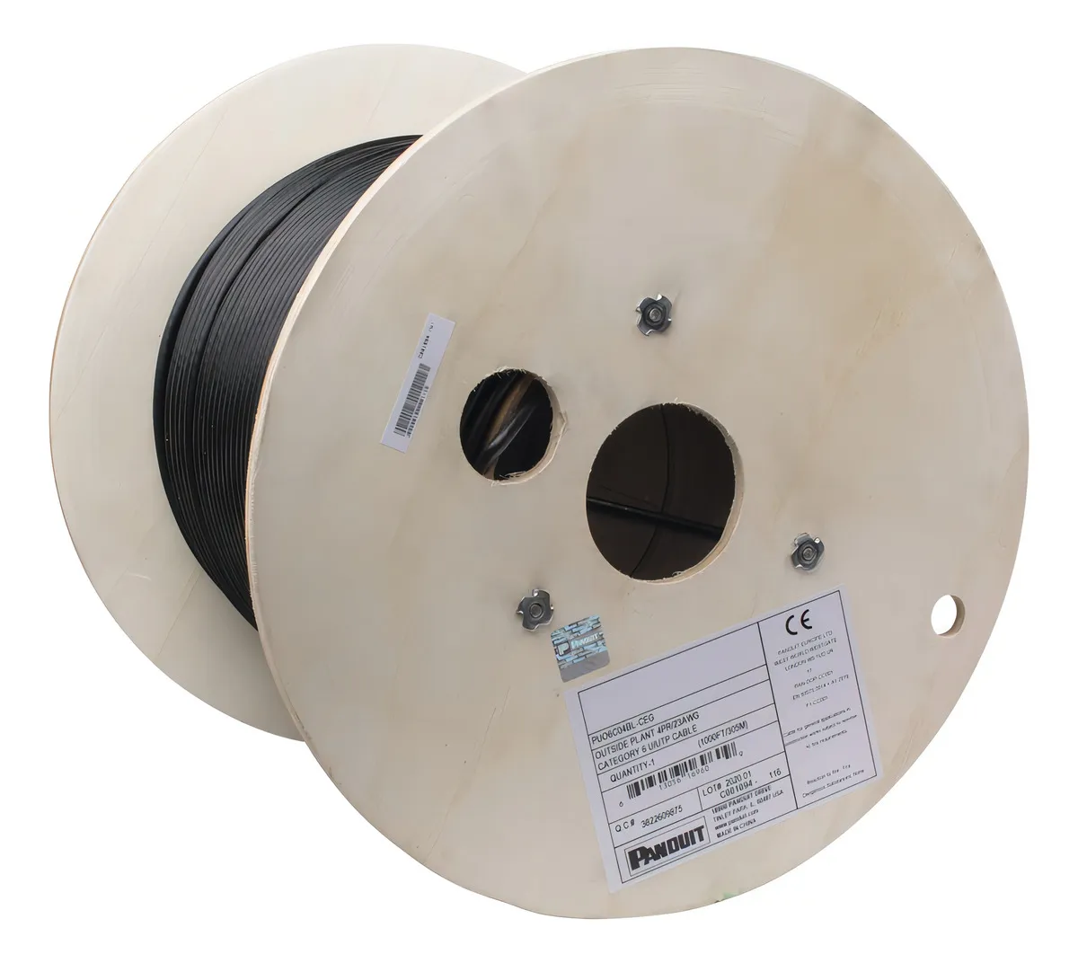 Carretel Blindado Para Áreas Externas Panduit, 305 Metros Cat6 U/utp Gelvayotoy