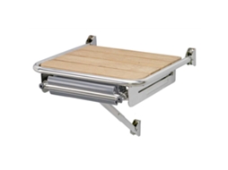 Escada Suporte Base Prateado 42 X 42 Cmplastimo