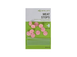 Pacote de 10 tampas de isca KORUM meat stops