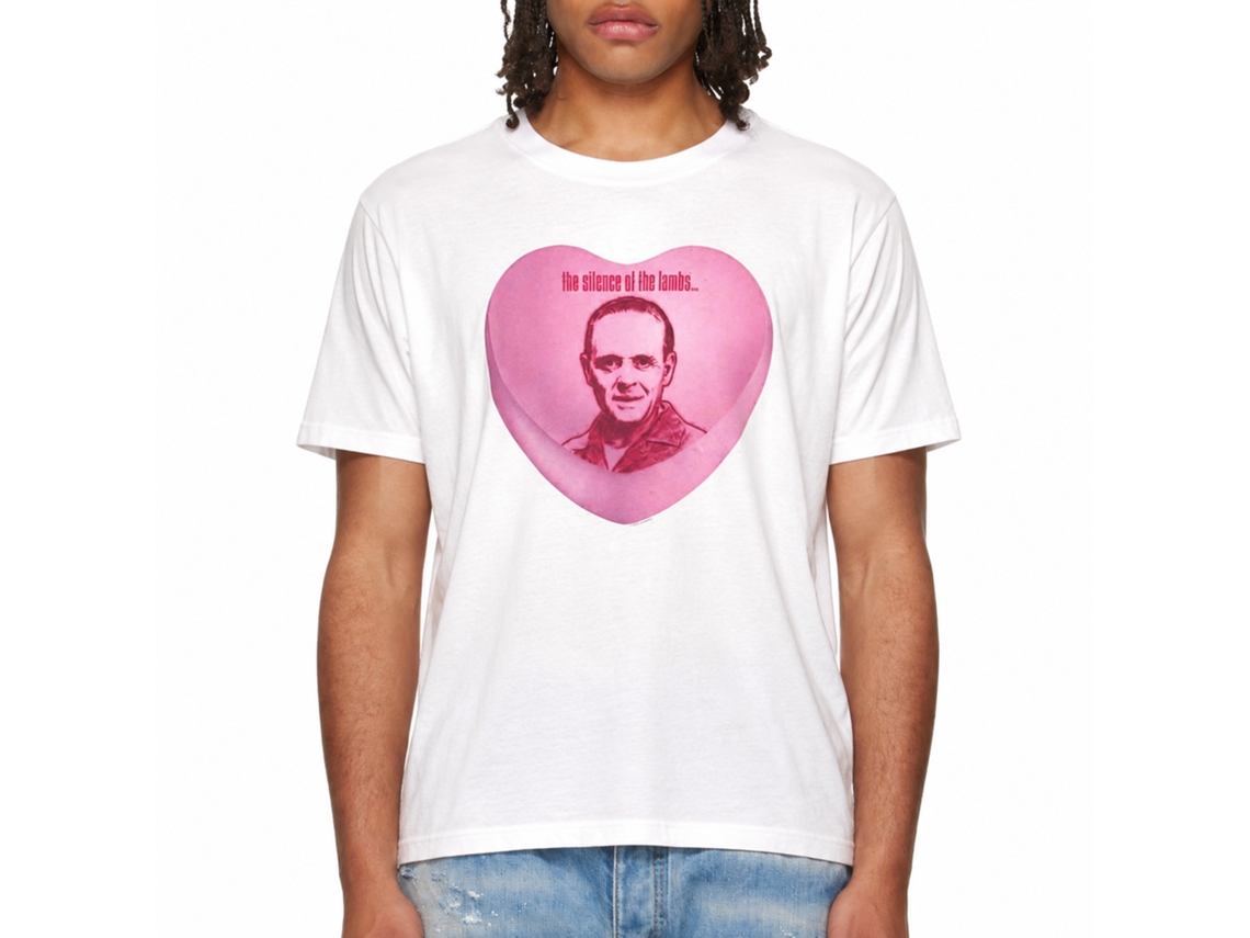 Rockinstone Silence Of The Lambs Sol Candy Heart White T-shirt Size:m