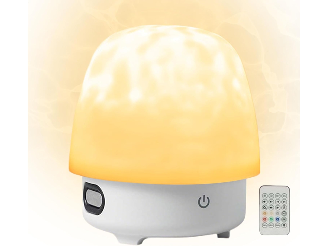 Luminária De Lua Infantil Com Iluminação Ambiente Regulável E