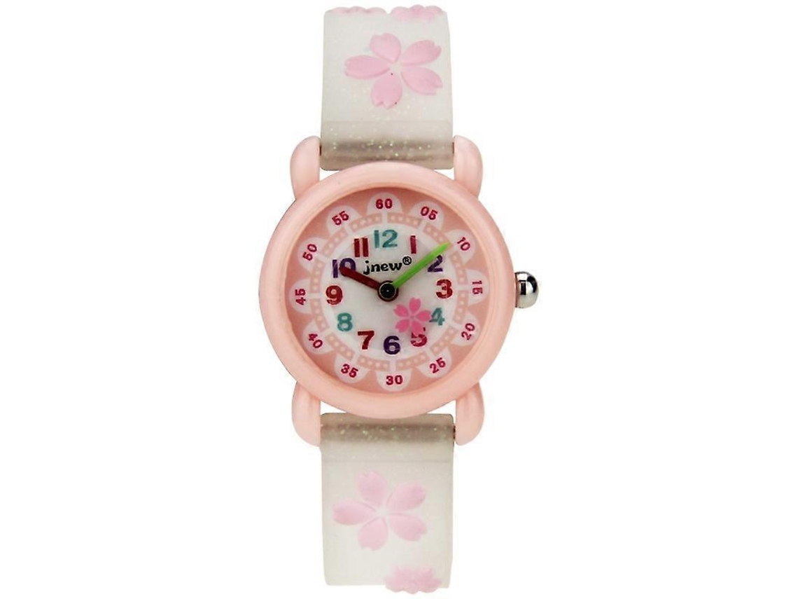 Jnew A335 86195 - Relógio de quartzo infantil com desenho animado, à prova d'água e com função de cronometragem cognitiva, Hengrongshen