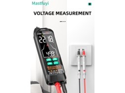 Mastfuyi Fy159b Multímetro Digital Inteligente Automático Portátil com Display Digital e Medição Sem Contato