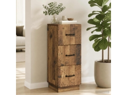 Vidaxl Gabinete De Gavetas 33 X 34,5 X 87 Cm Derivados De Madeira