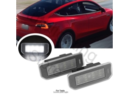 2pcs Luz De Placa De Licença Led Sem Erro Canbus Para Tesla Model 3 2017-2024 Model Y 2020-2024